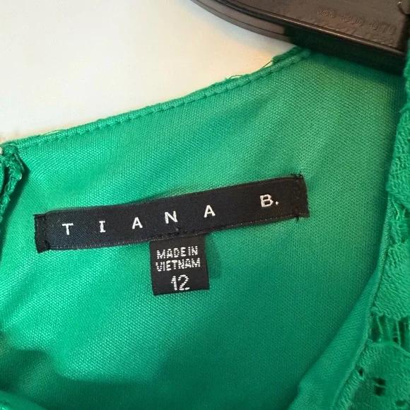 Cute Tiana B. Green Lace Midi Dress - Picture 3 of 7